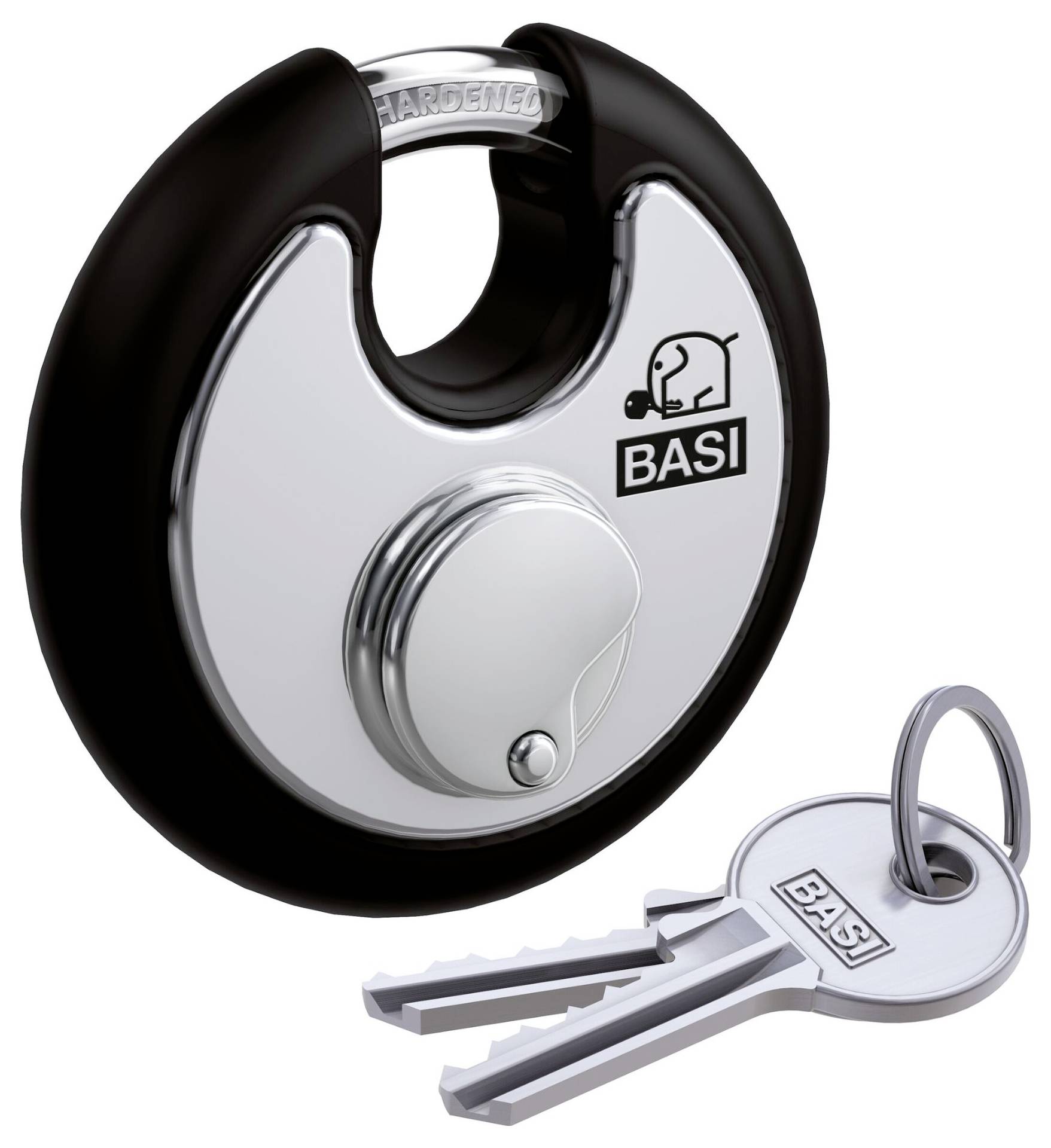 Basi ZR 323 Kettenschloss Schwarz Schlüsselschloss