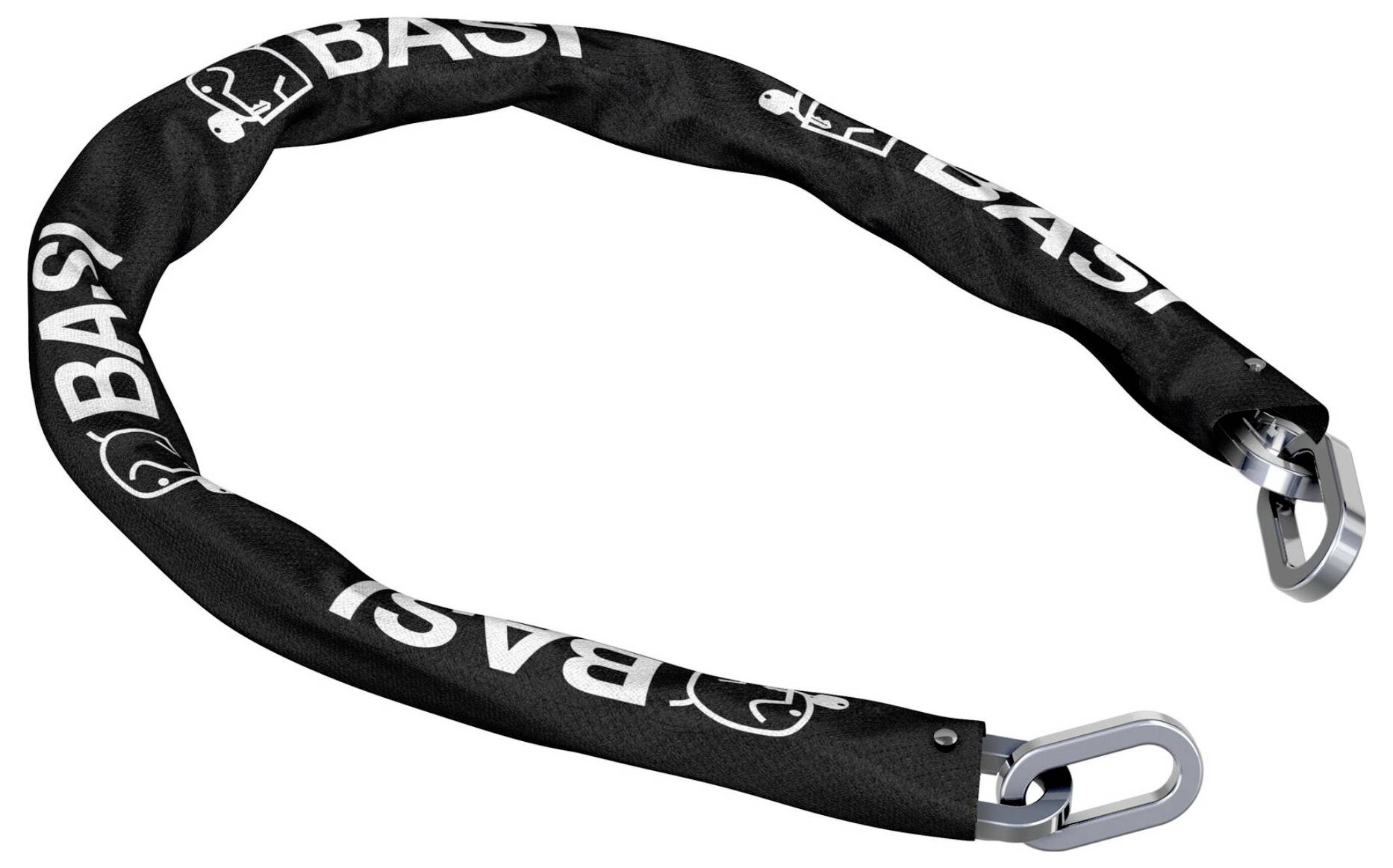 Basi ZR 323 Kettenschloss Schwarz Schlüsselschloss