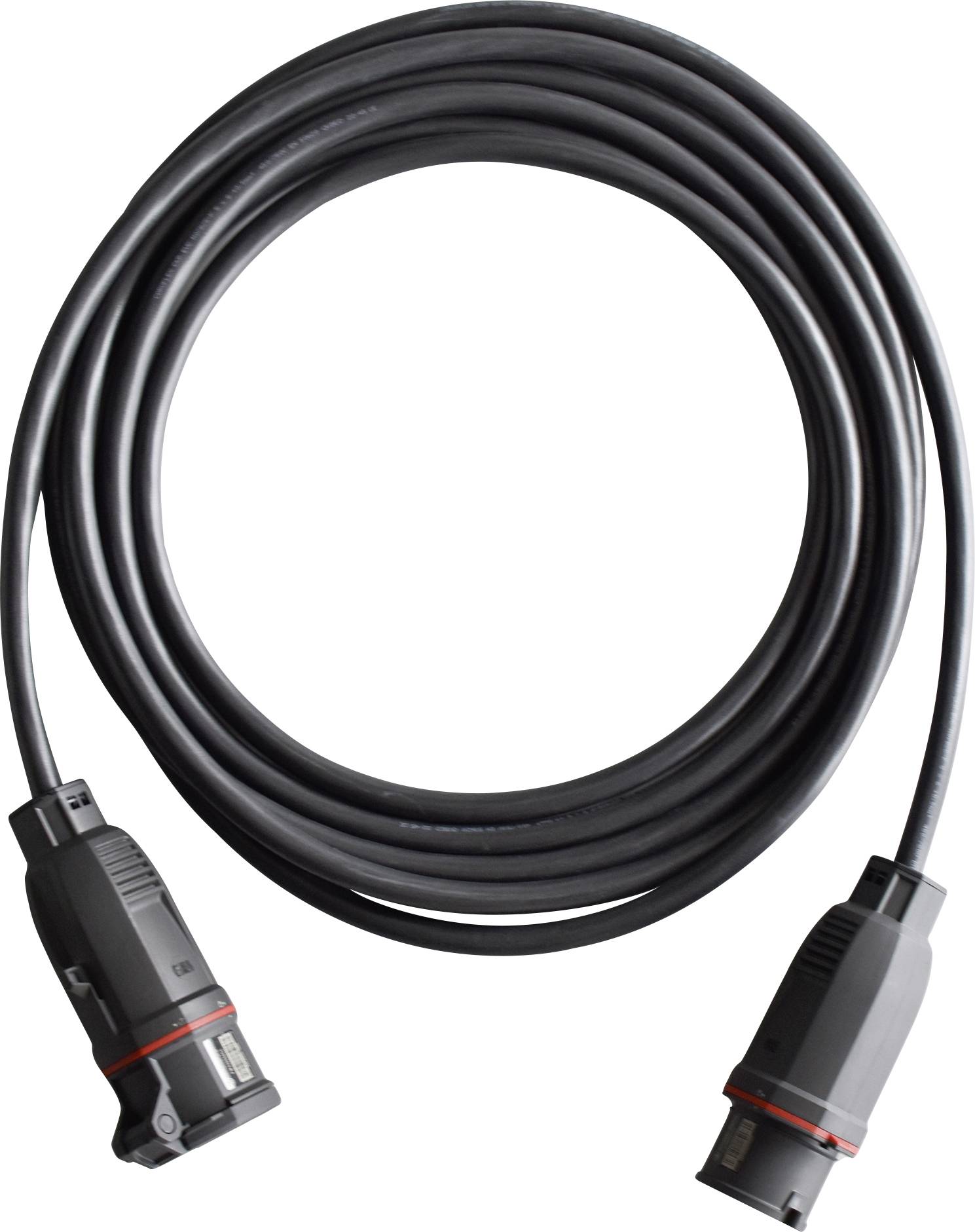 Walther Werke 39300506050100 Strom Verlängerungskabel Schwarz 5 m