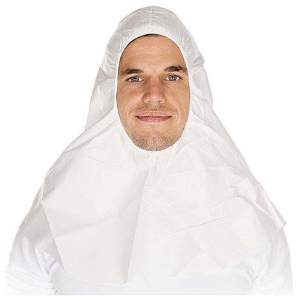 Franz Mensch FM1044 Einweg Kapuze Haube weiß, 20er Weiß