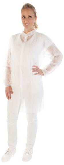 Franz Mensch FM1046 Einwegkittel Besucherkittel weiß