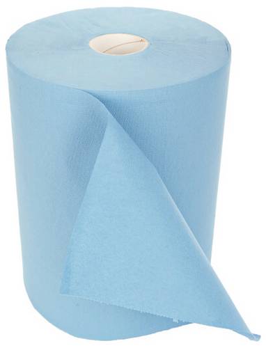 HYGOCLEAN Putzrolle, 2-lagig, blau, 380 x 350 mm