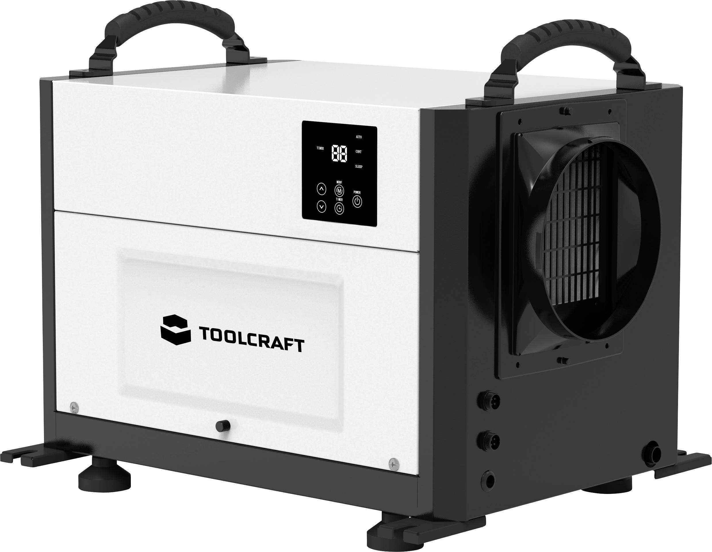 TOOLCRAFT Luftentfeuchter 750W 50 l/Tag Weiß, Grau
