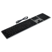 Matias FK318B Wired Aluminium Keyboard for Mac USB Tastatur US-Englisch, QWERTY, Mac Space Grau Matias FK318B Wired Aluminium Keyboard for Mac USB Tastatur US-Englisch, QWERTY, Mac Space Grau