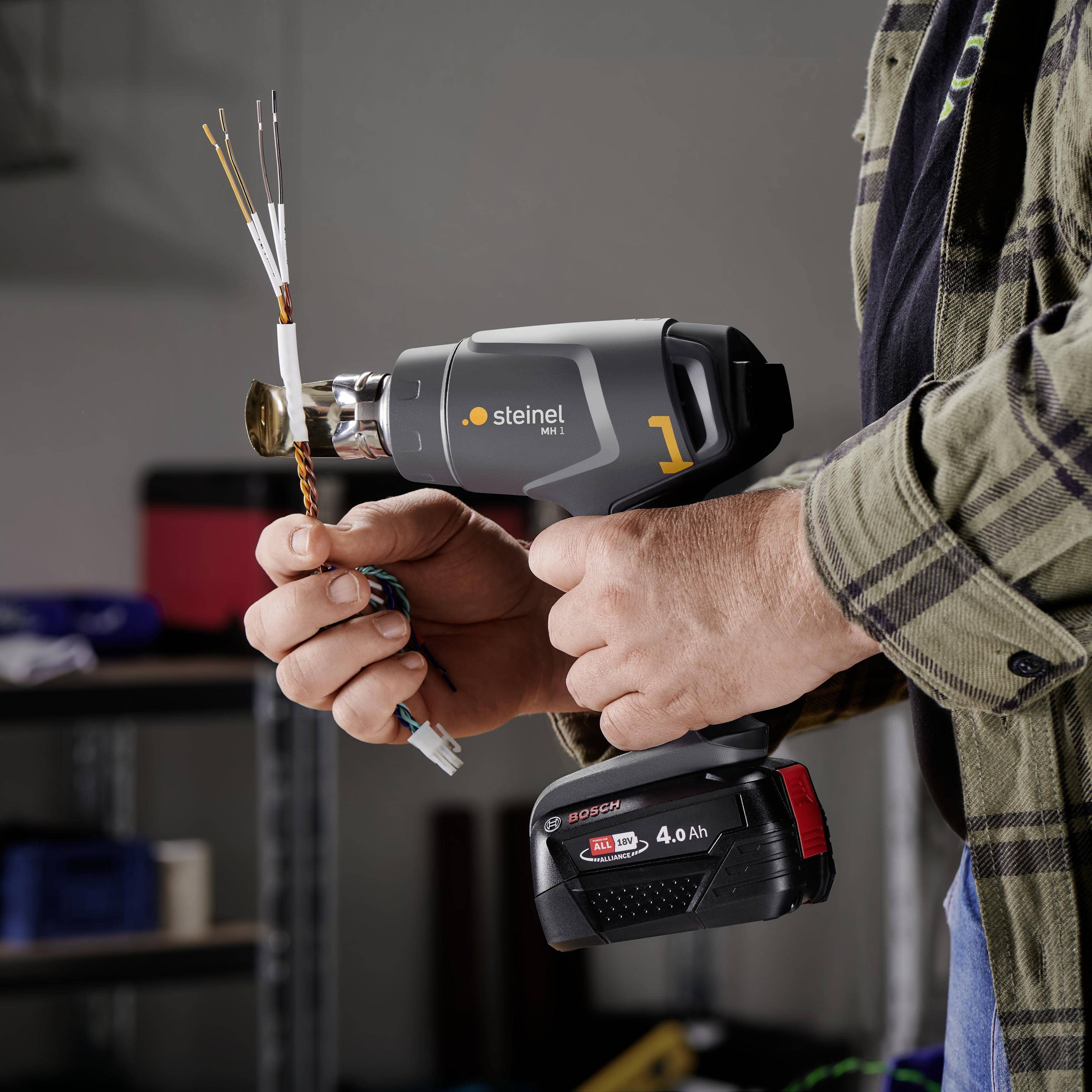 Steinel 088064 MH1 Akku-Heißluftgebläse ohne Akku, ohne Ladegerät 500W