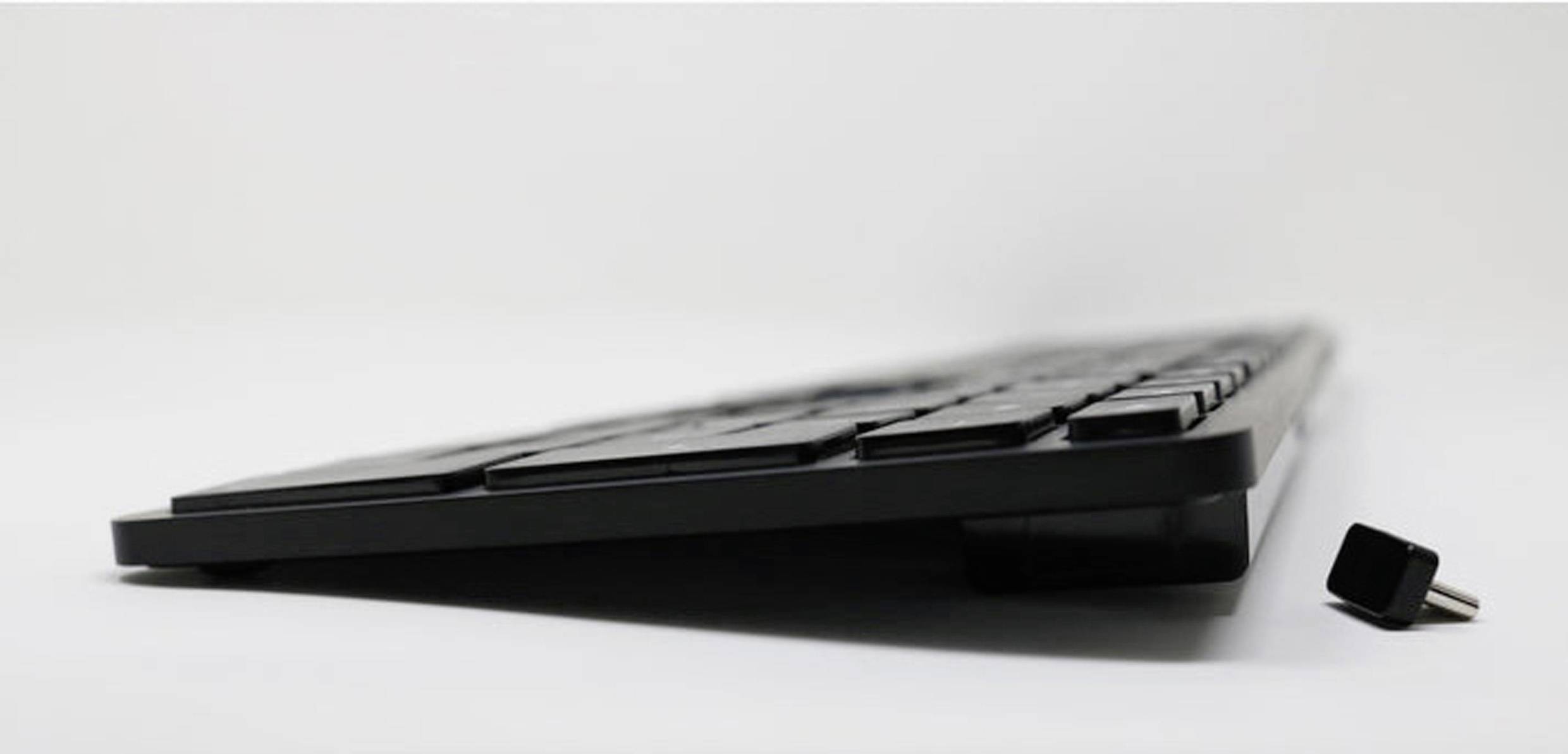 Matias FK416PCDCBB-DE Wireless USB-C® Keyboard Kabellos Tastatur Deutsch, QWERTZ Schwarz