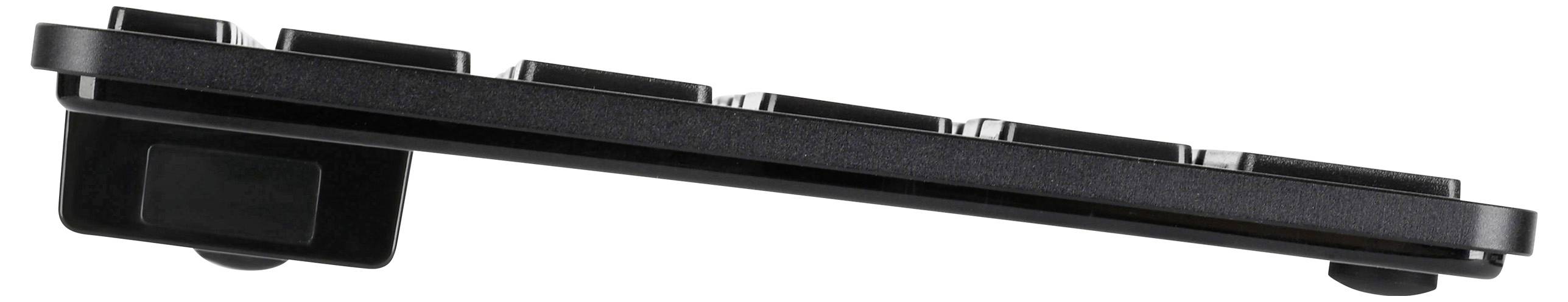 Matias FK418PCDCBB-DE Wireless USB-C® Aluminum Keyboard Kabellos Tastatur Deutsch, QWERTZ Schwarz