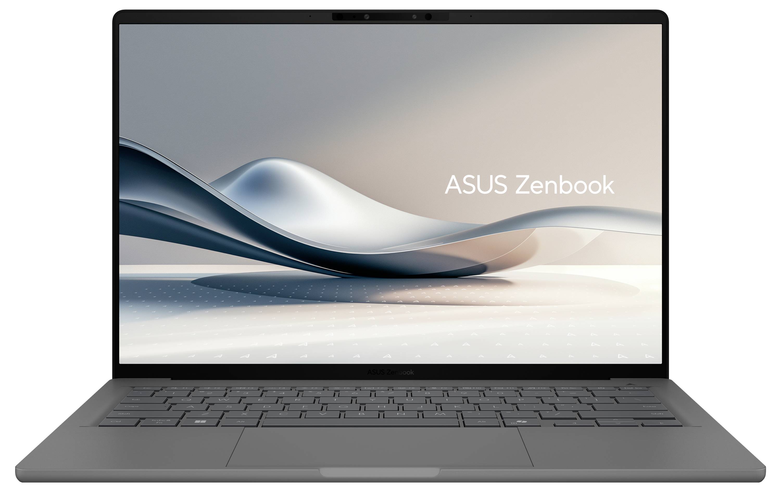 Asus Notebook ZenBook A14 X1E-78-100 35.6cm (14 Zoll) WUXGA Qualcomm® Snapdragon X1-26-100 32GB RAM 1TB SSD Deutsch, QWERTZ Grau