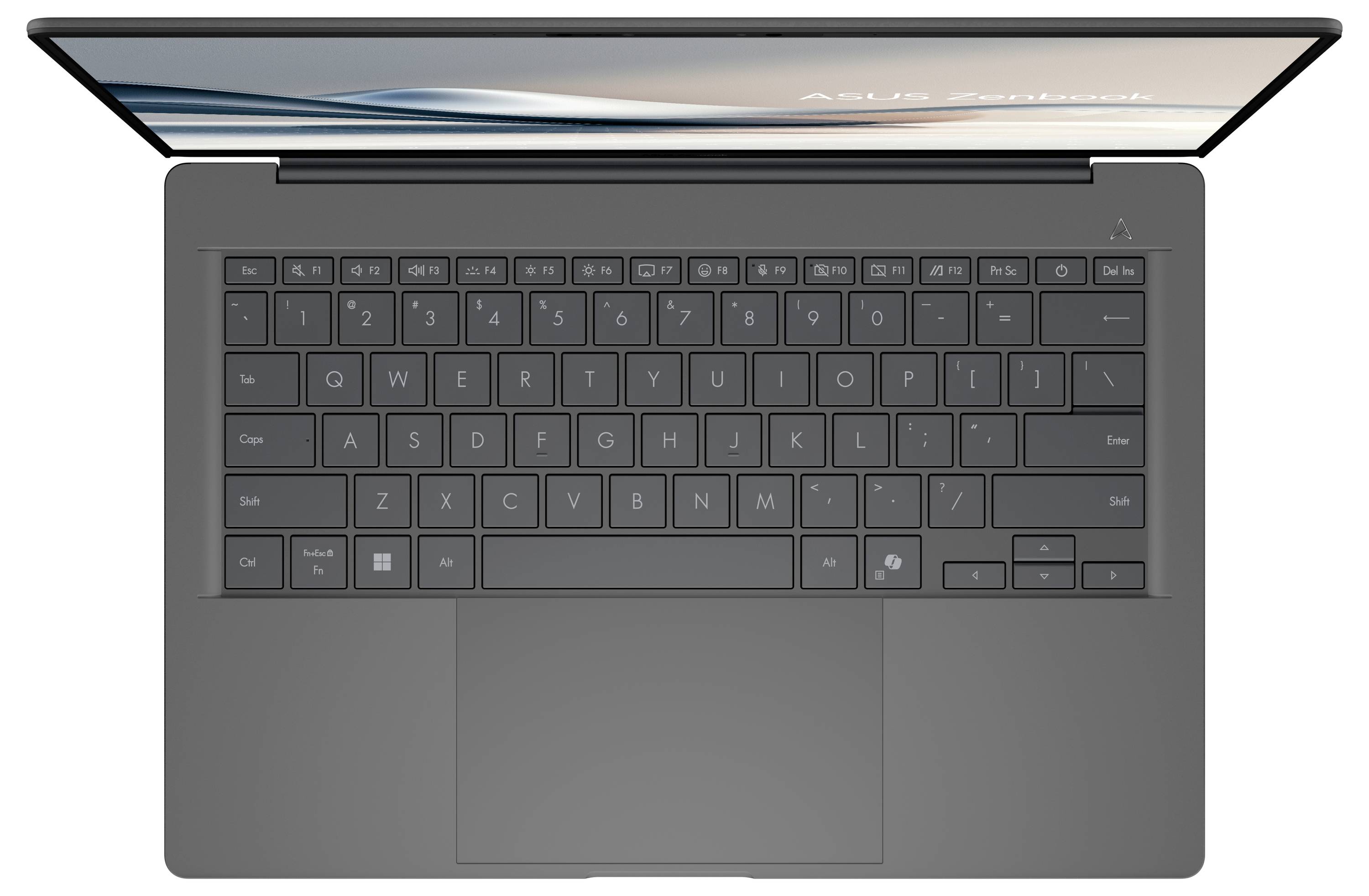 Asus Notebook ZenBook A14 X1E-78-100 35.6cm (14 Zoll) WUXGA Qualcomm® Snapdragon X1-26-100 32GB RAM 1TB SSD Deutsch, QWERTZ Grau