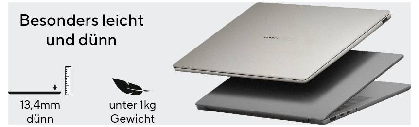 Asus Notebook ZenBook A14 X1E-78-100 35.6cm (14 Zoll) WUXGA Qualcomm® Snapdragon X1-26-100 32GB RAM 1TB SSD Deutsch, QWERTZ Grau