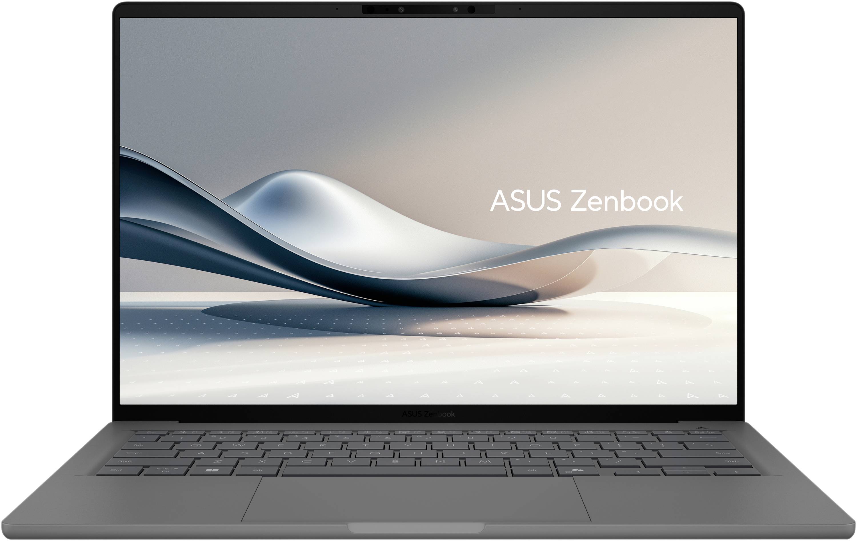 Asus Notebook ZenBook A14 X1E-78-100 35.6cm (14 Zoll) WUXGA Qualcomm® Snapdragon X1E-78-100 32GB RAM 1TB SSD Deutsch, QWERTZ Grau