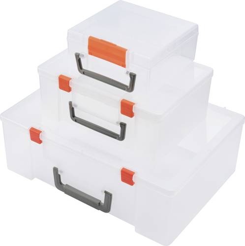 TRU COMPONENTS Sortimentskasten (L x B x H) 365 x 270 x 124mm Anzahl Fächer: 5 variable Unterteilun
