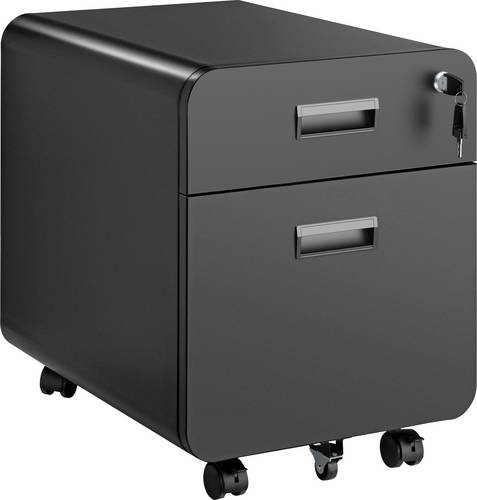 SpeaKa Professional Rollcontainer SP-MFC-001 Schwarz (matt) (B x H x T) 39.4 x 50 x 49.7 mm 1 St. S