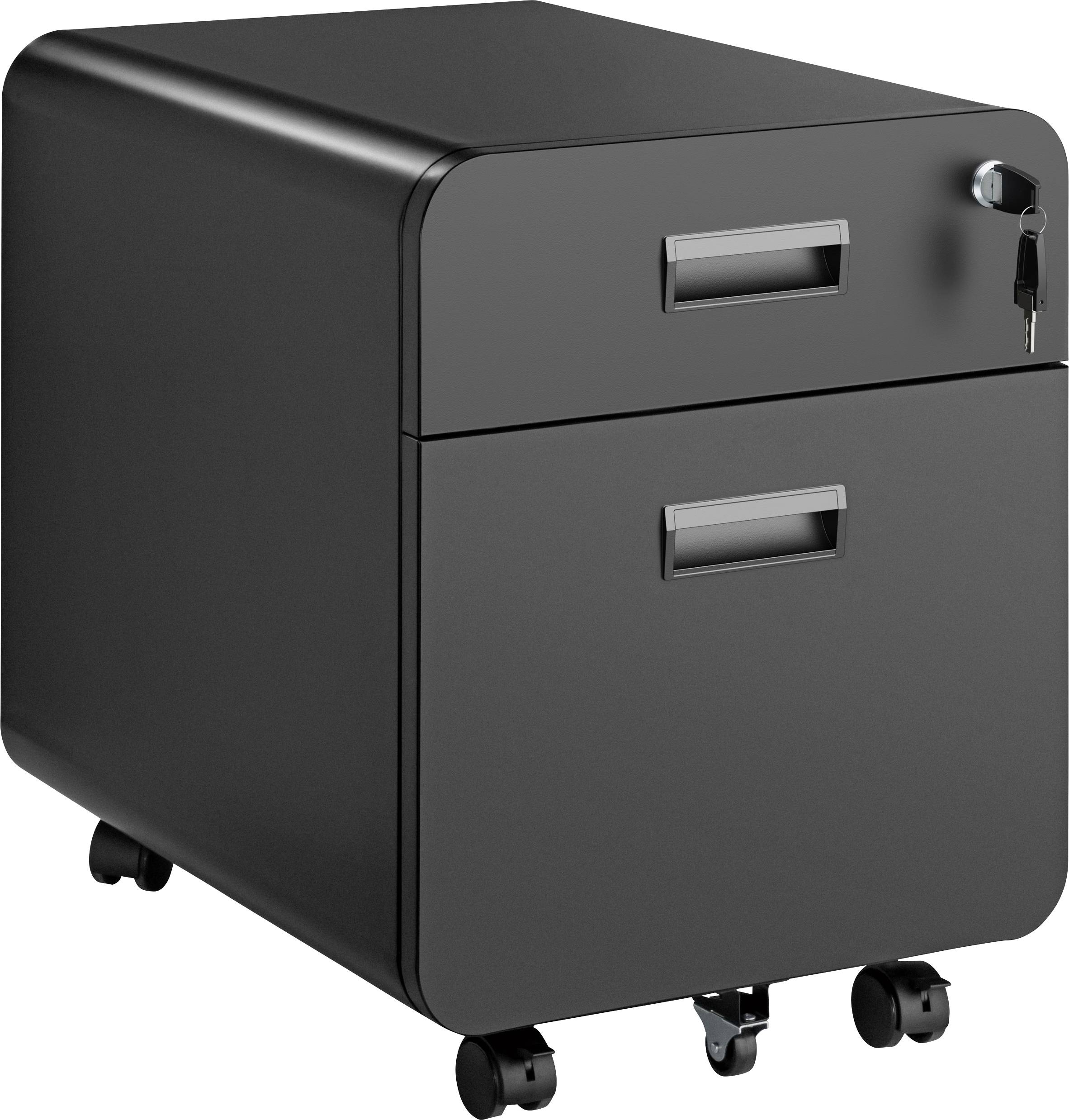 SpeaKa Professional Rollcontainer SP-MFC-001 Schwarz (matt) (B x H x T) 39.4 x 50 x 49.7 mm 1 St. S