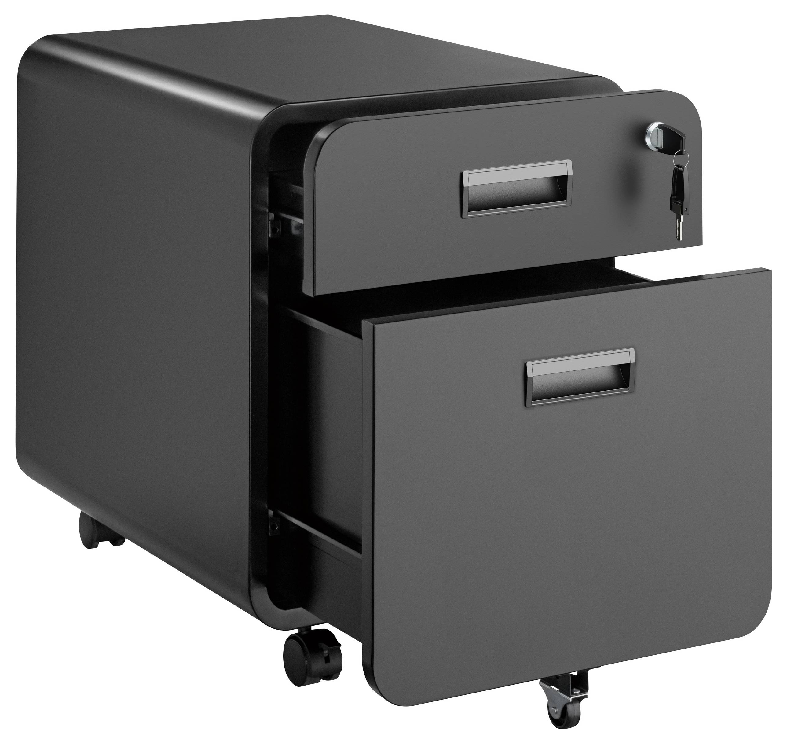 SpeaKa Professional Rollcontainer SP-MFC-001 Schwarz (matt) (B x H x T) 394 x 500 x 497mm 1 St. SP-13497416