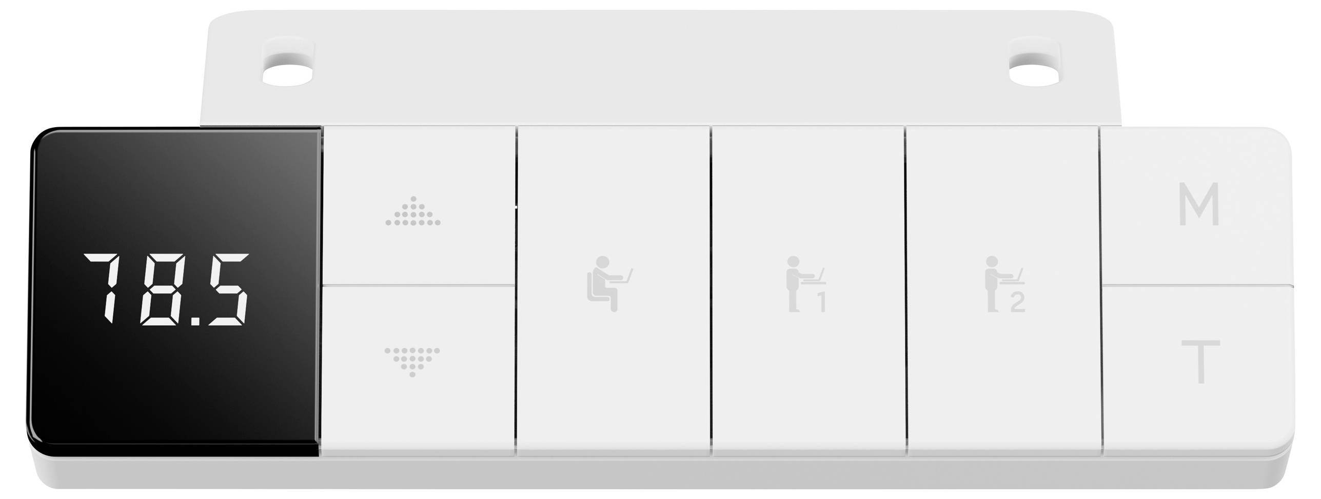 SpeaKa Professional Sitz-/Steh-Schreibtisch elektrisch höhenverstellbar Höhen-Bereich: 720 bis 1200mm (B x T) 1200mm x 600mm Weiß