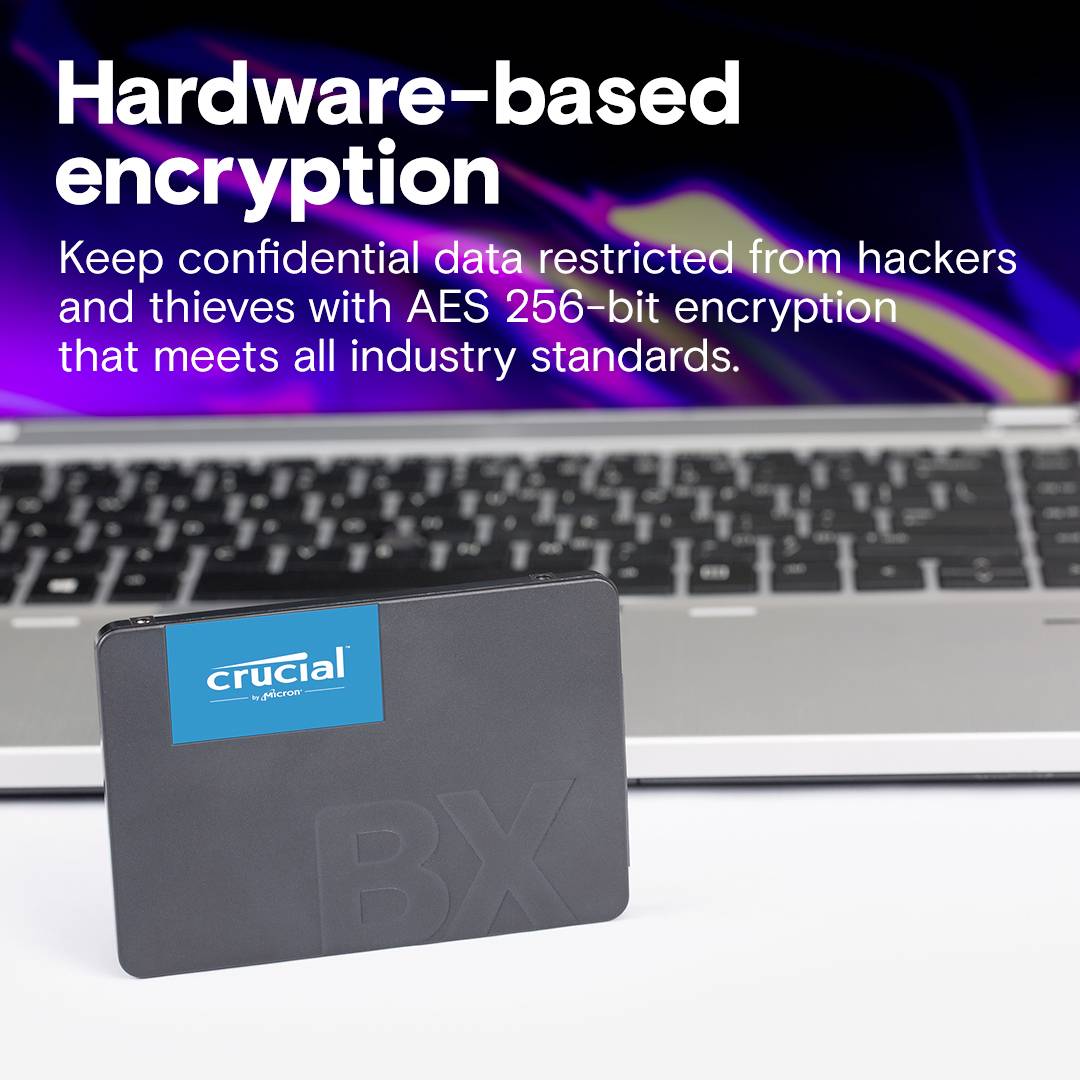 Crucial BX500 4TB Interne SATA SSD 6.35cm (2.5 Zoll) SATA CT4000BX500SSD1