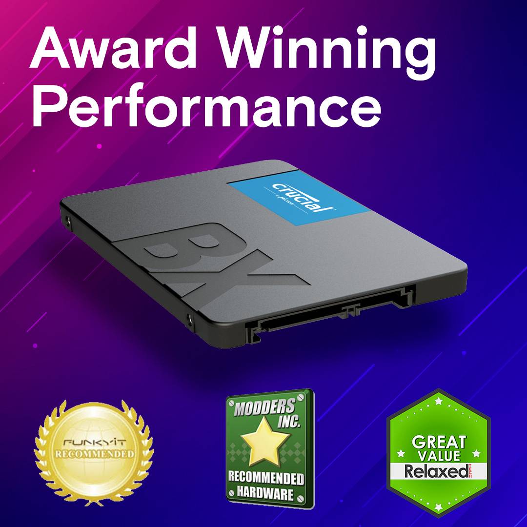 Crucial BX500 4TB Interne SATA SSD 6.35cm (2.5 Zoll) SATA CT4000BX500SSD1