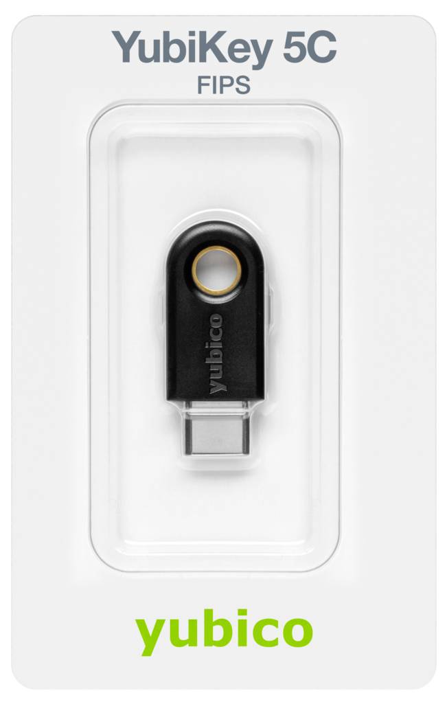 Yubico USB Passwort Manager Stick YubiKey 5C FIPS Schwarz/Gold 5060408464267