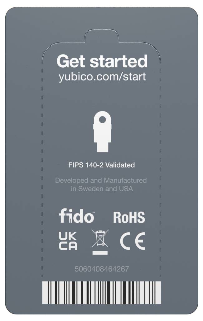 Yubico USB Passwort Manager Stick YubiKey 5C FIPS Schwarz/Gold 5060408464267