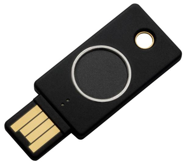 Yubico USB Passwort Manager Stick YubiKey Bio (FIDO Edition) Schwarz/Gold 5060408464168