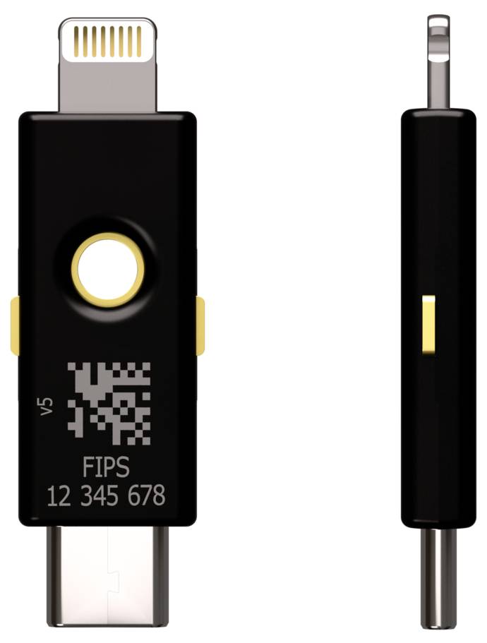 Yubico USB Passwort Manager Stick YubiKey 5Ci FIPS Schwarz/Gold 5060408464243