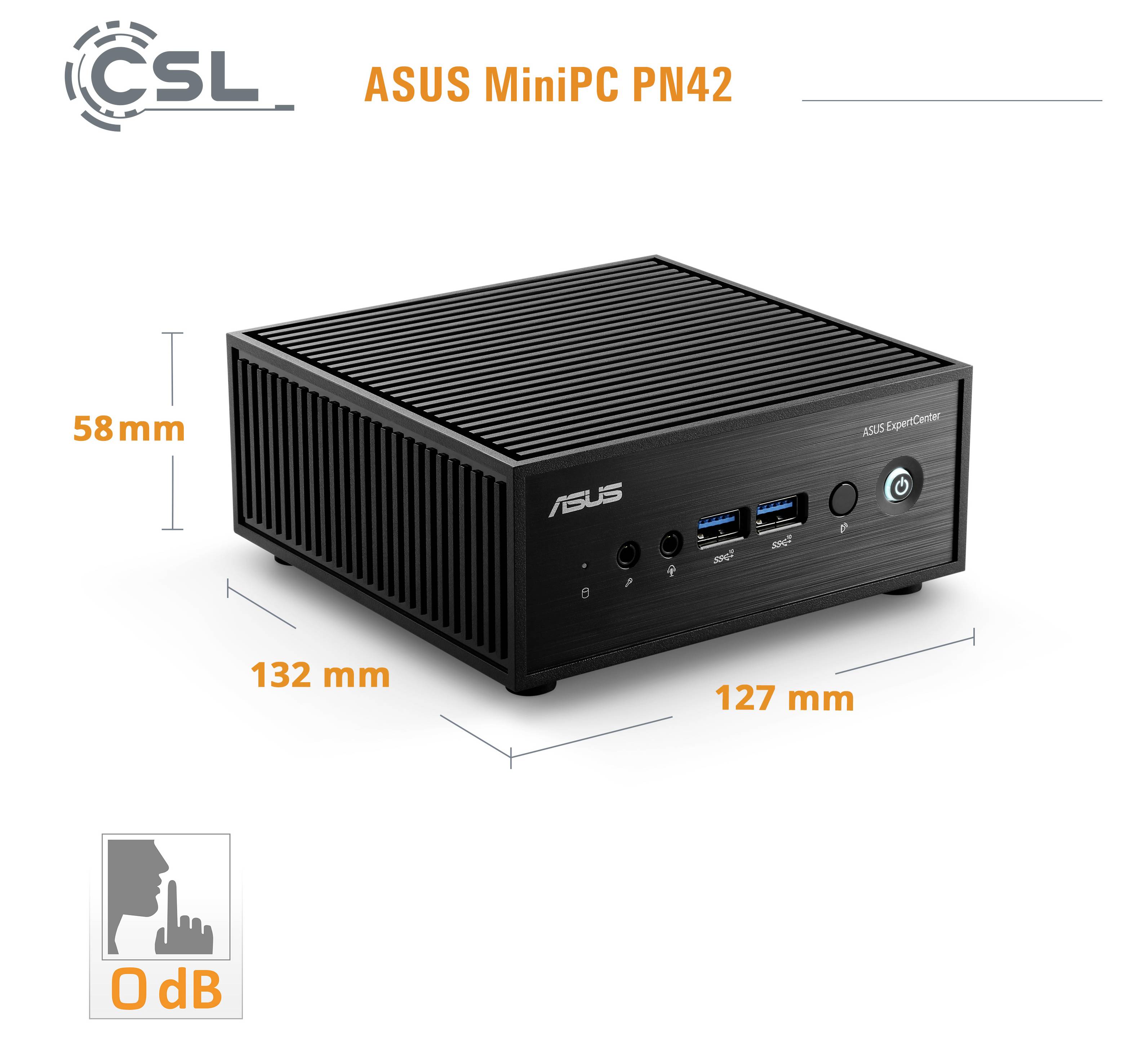 Asus Mini PC Mini PC - PN42 N100 Intel® N N-Series 8GB RAM 4000GB SSD Intel UHD Graphics 91693