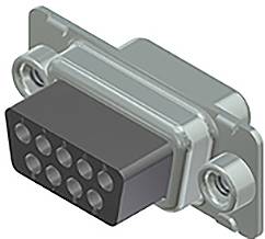 Conec DSS1XSXXG04X DSS1XSXXG04X D-SUB Buchsenleiste Polzahl: 9 Crimp