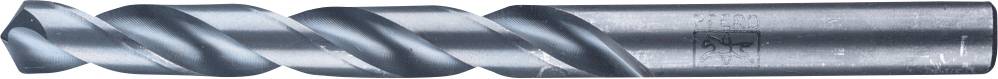 Ein Metallbohrer mit spiralförmigen Flöten, geeignet für präzises Bohren in harter Materialien.