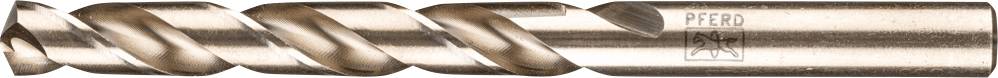 Nahaufnahme eines Spiralbohrers aus Metall mit scharfen Kanten und einer glatten Oberfläche, geeignet für präzises Bohren in harte Materialien.