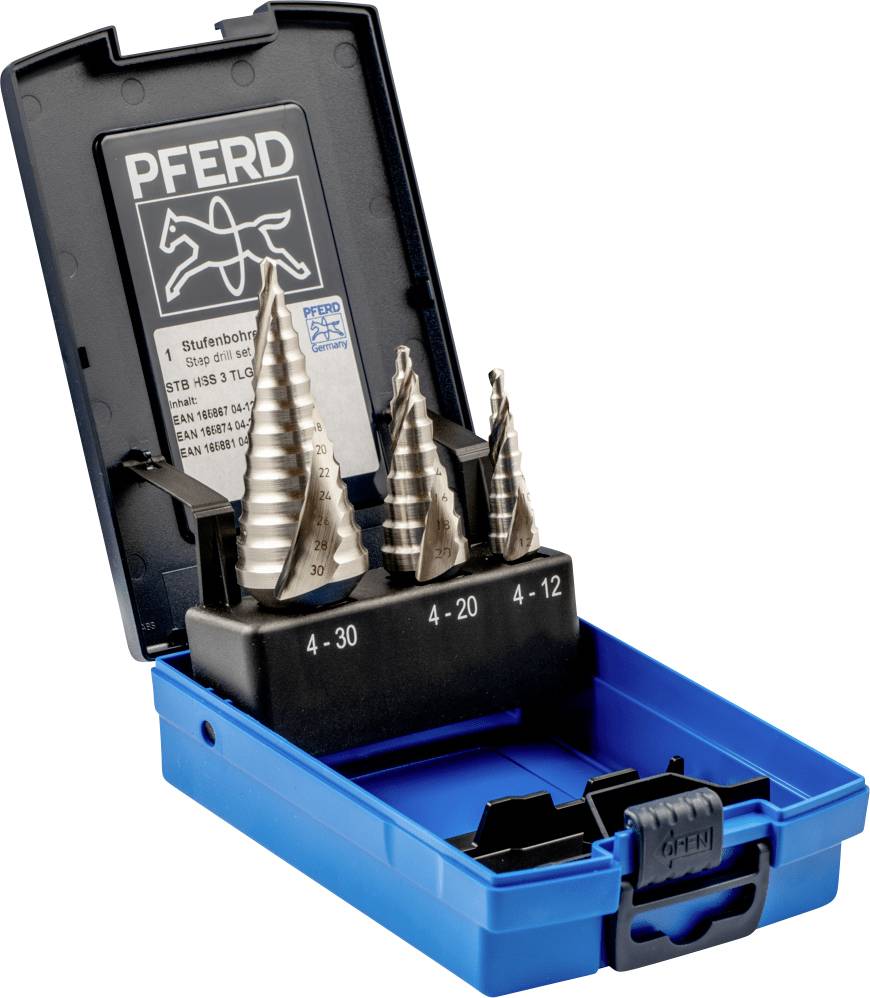 PFERD TOOLS 25204077 HSS-E Stufenbohrer-Set 1St.