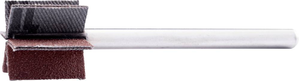 PFERD 44403252PFERD Korund Fächerschleifer F Ø 20x20mm Schaft-Ø 6mm Länge 60mm Lamellen 6x2 Lamellen A120 für Feinschliff und