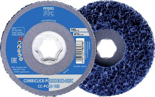 PFERD TOOLS 44692275 PFERD COMBICLICK POLICLEAN PLUS PCLD Reinigungsvlies Ø 115x13 mm für grobe Rei