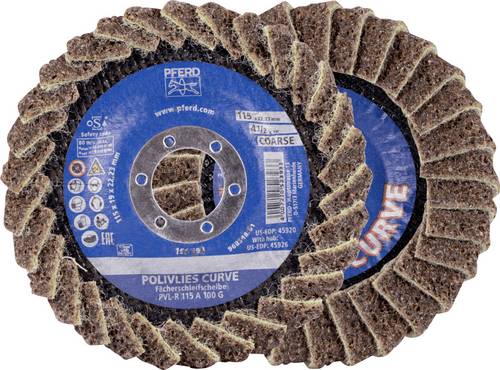 PFERD TOOLS 44694121 Fächerschleifscheibe Durchmesser 115 mm Körnung (num)=100 5 St.