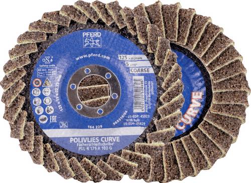 PFERD TOOLS 44694131 Fächerschleifscheibe Durchmesser 125 mm Körnung (num)=100 5 St.