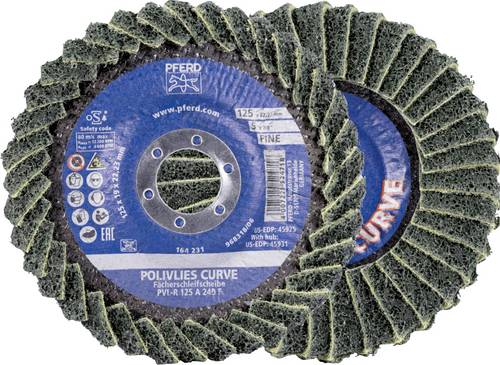 PFERD TOOLS 44694133 Fächerschleifscheibe Durchmesser 125 mm Körnung (num)=240 5 St.