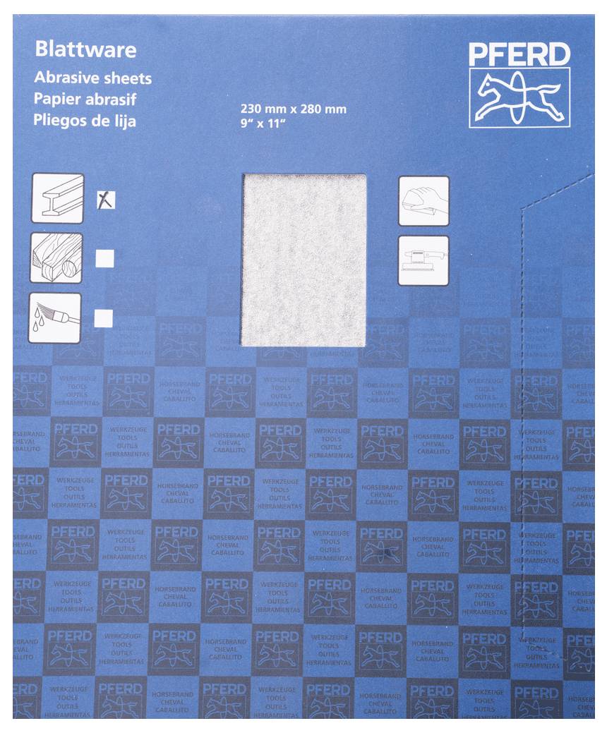 PFERD TOOLS BP ECO AC 230X280A 120 45015244 Schleifpapier Körnung (num) 120 (L x B) 280mm x 230mm 50St.