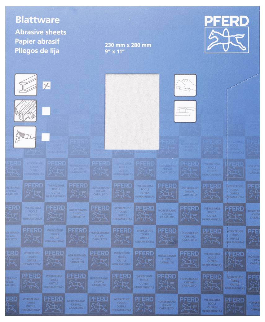 PFERD TOOLS BP ECO AC 230X280A 180 45015246 Schleifpapier Körnung (num) 180 (L x B) 280mm x 230mm 50St.