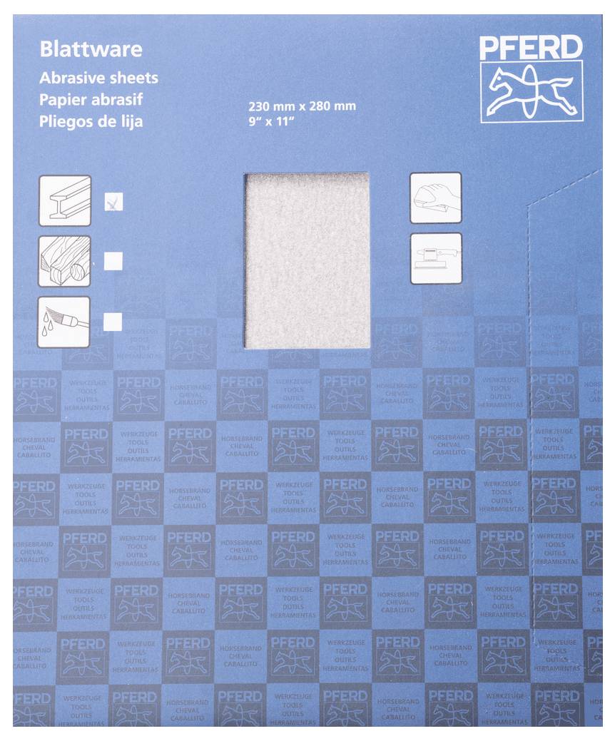 PFERD TOOLS BP ECO AC 230X280A 220 45015247 Schleifpapier Körnung (num) 220 (L x B) 280mm x 230mm 50St.