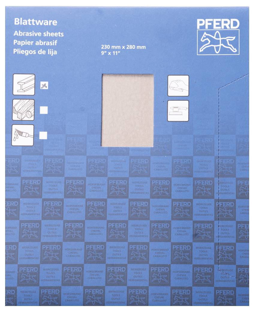 PFERD TOOLS BP ECO AC 230X280A 600 45015251 Schleifpapier Körnung (num) 600 (L x B) 280mm x 230mm 50St.