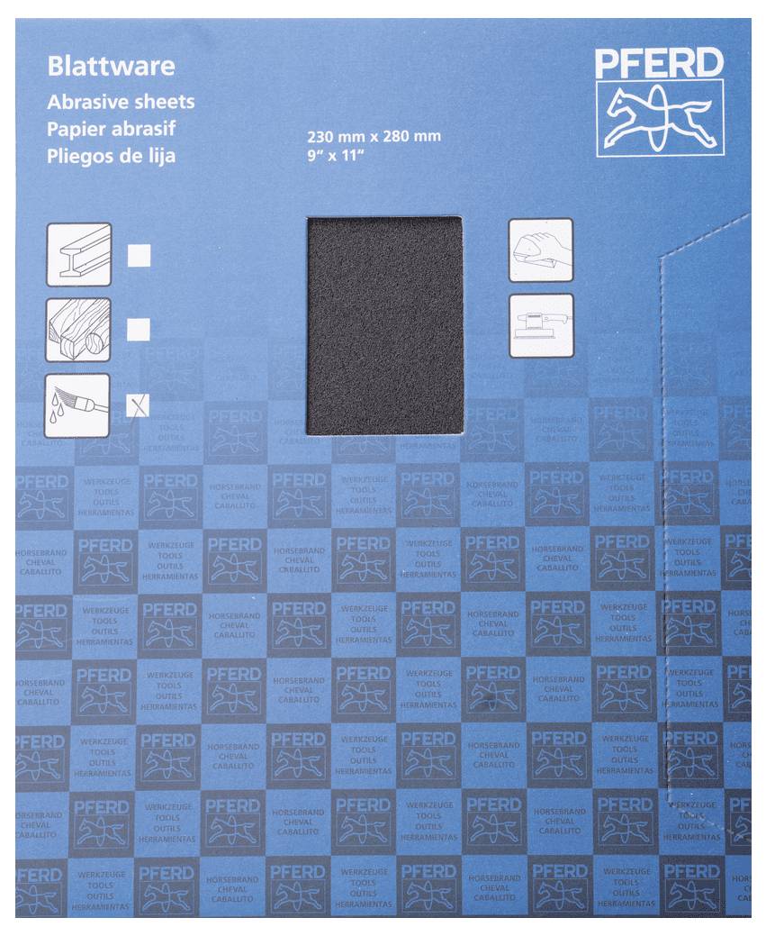 PFERD TOOLS BP-W ECO PAINT 230X280 SiC 100 45015256 Schleifpapier Körnung (num) 100 (L x B) 280mm x 230mm 50St.