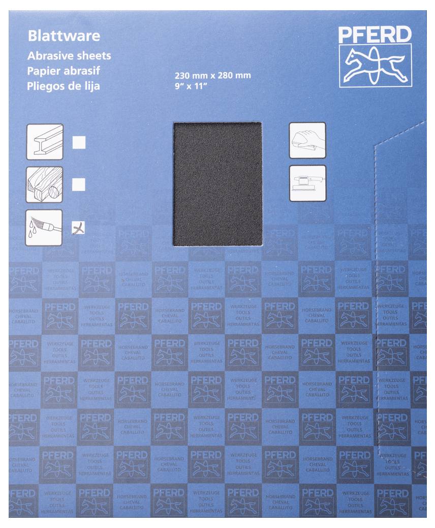 PFERD TOOLS BP-W ECO PAINT 230X280 SiC 150 45015258 Schleifpapier Körnung (num) 150 (L x B) 280mm x 230mm 50St.