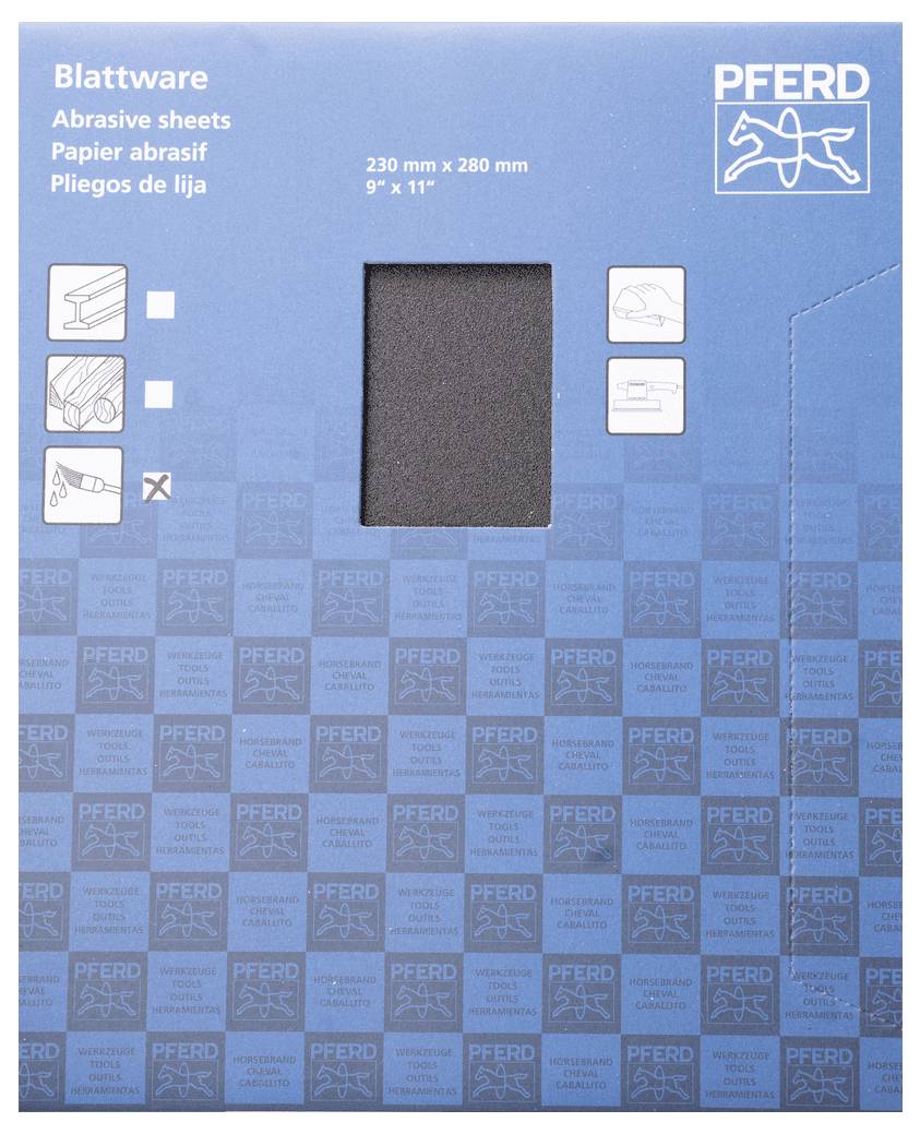 PFERD TOOLS BP-W ECO PAINT 230X280 SiC 180 45015259 Schleifpapier Körnung (num) 180 (L x B) 280mm x 230mm 50St.