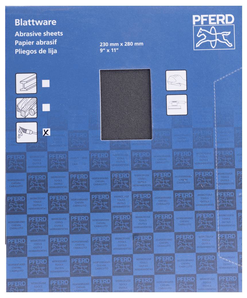 PFERD TOOLS BP-W ECO PAINT 230X280 SiC 220 45015260 Schleifpapier Körnung (num) 220 (L x B) 280mm x 230mm 50St.