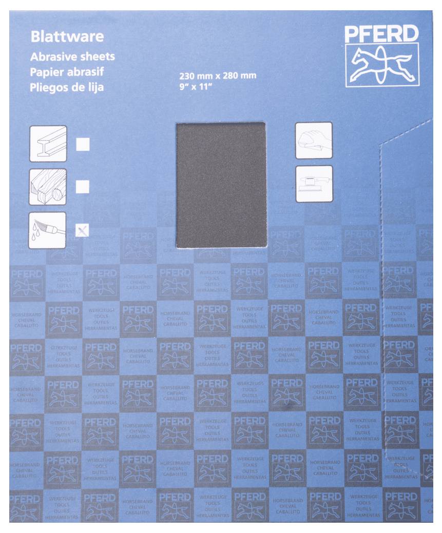 PFERD TOOLS BP-W ECO PAINT 230X280 SiC 320 45015262 Schleifpapier Körnung (num) 320 (L x B) 280mm x 230mm 50St.
