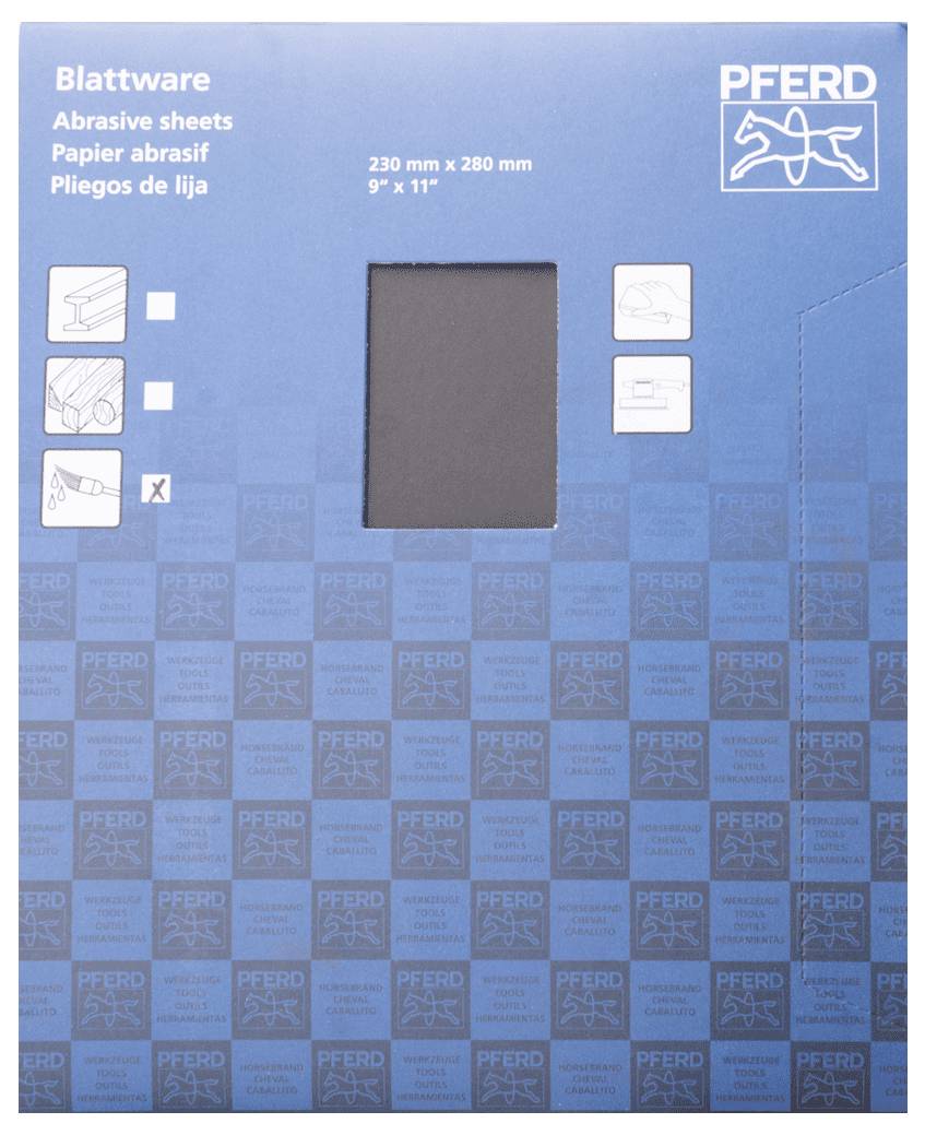 PFERD TOOLS BP-W ECO PAINT 230X280 SiC 600 45015264 Schleifpapier Körnung (num) 600 (L x B) 280mm x 230mm 50St.