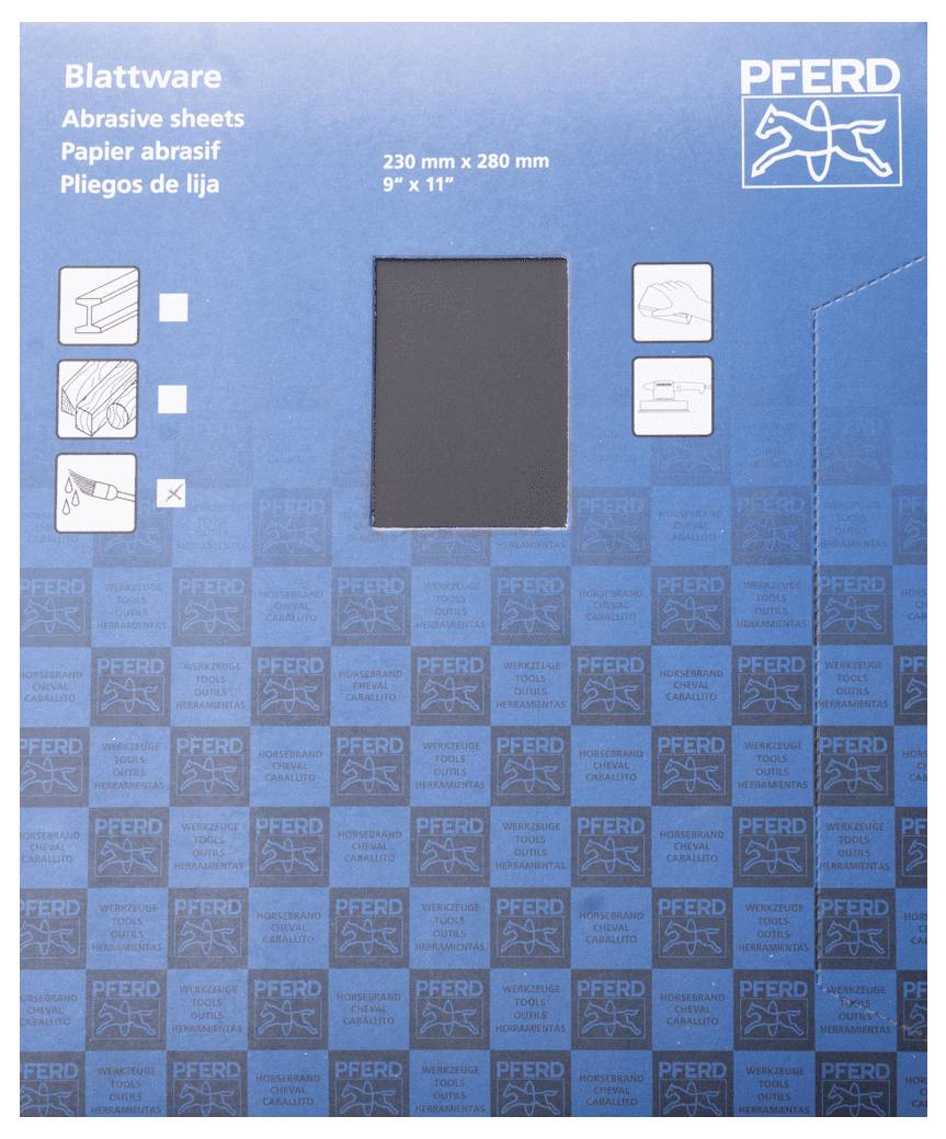 PFERD TOOLS BP-W ECO PAINT 230X280 SiC 800 45015265 Schleifpapier Körnung (num) 800 (L x B) 280mm x 230mm 50St.
