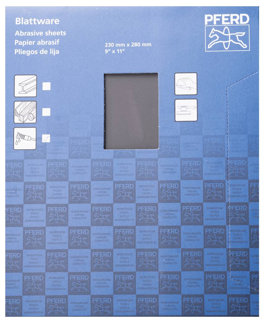 PFERD TOOLS BP-W ECO PAINT 230X280 SiC1000 45015266 Schleifpapier Körnung (num) 1000 (L x B) 280mm x 230mm 50St.