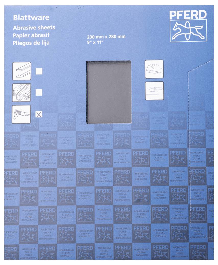 PFERD TOOLS BP-W ECO PAINT 230X280 SiC2000 45015268 Schleifpapier Körnung (num) 2000 (L x B) 280mm x 230mm 50St.