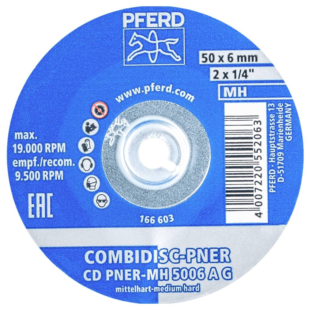 PFERD 47700204PFERD COMBIDISC verpresste Vliesronde CD PNER Ø 50mm Mittelhart A Grob für Finish  50mm 25St.